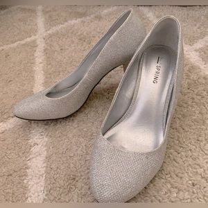 Silver heels